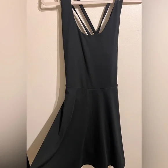 Fabletics Elegant Black Sleeveless Mini Dress - Picture 5 of 9
